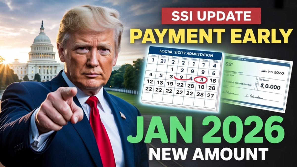 SSI January 2026 Payment Update: Check Coming Early, New Date Explained & What Amount Beneficiaries Will Receive